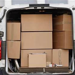 Transport met bestelwagen